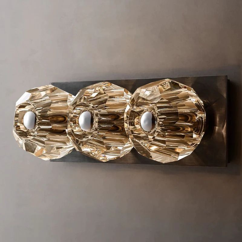 Boule Glass Linear Short Wall Sconce