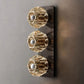 Boule Glass Linear Short Wall Sconce