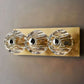 Boule Glass Linear Short Wall Sconce