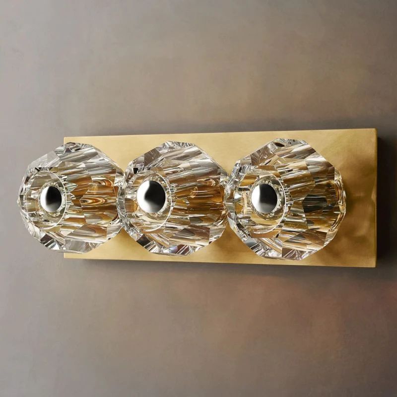 Boule Glass Linear Short Wall Sconce