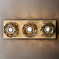 Boule Glass Linear Short Wall Sconce