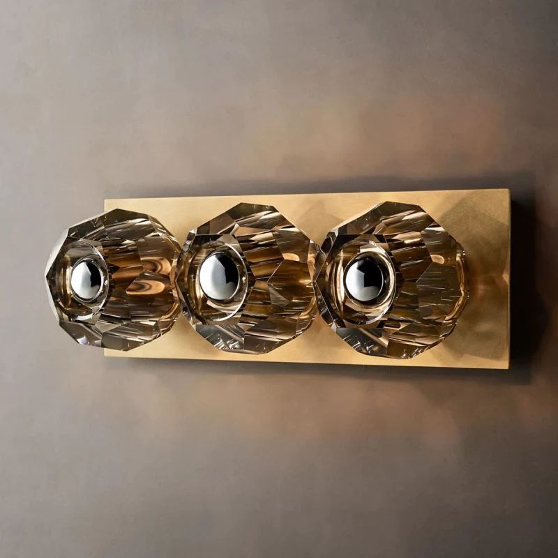 Boule Glass Linear Short Wall Sconce