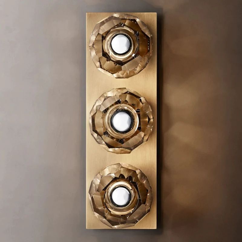 Boule Glass Linear Short Wall Sconce