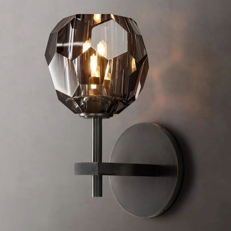 Boule Glass Short Wall Sconce
