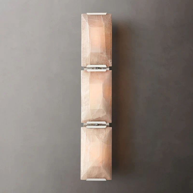 Harlow Calcite Triple Sconce