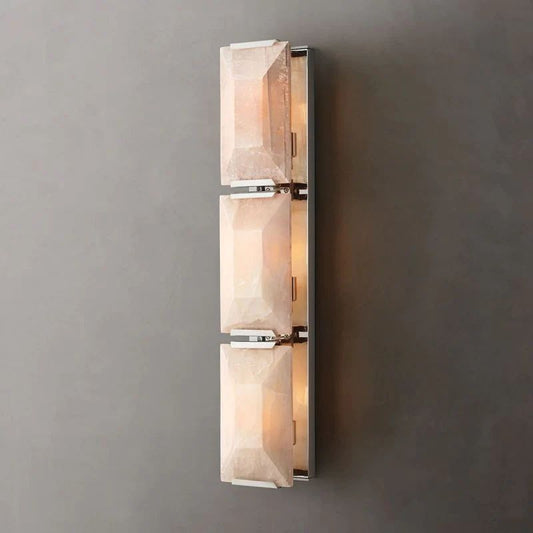 Harlow Calcite Triple Sconce