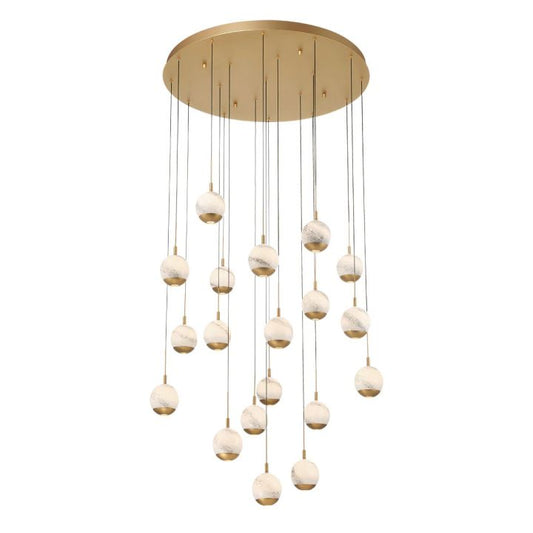 Kimma Lights Round LED Chandelier