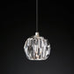 Kristal Glass Cord Pendant chandeliers for dining room,chandeliers for stairways,chandeliers for foyer,chandeliers for bedrooms,chandeliers for kitchen,chandeliers for living room Rbrights Polished Nickel Clear 