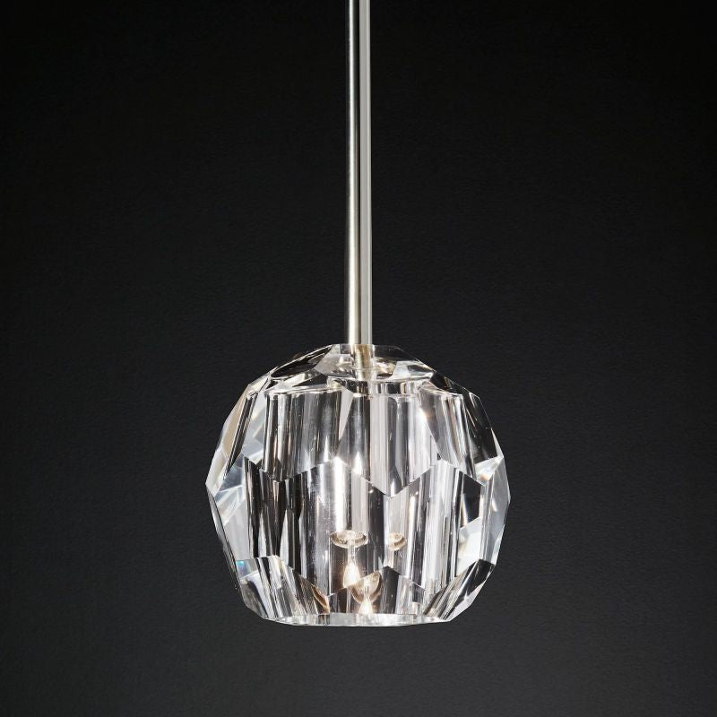Kristal Glass Stick Pendant chandeliers for dining room,chandeliers for stairways,chandeliers for foyer,chandeliers for bedrooms,chandeliers for kitchen,chandeliers for living room Rbrights Polished Nickel Clear 