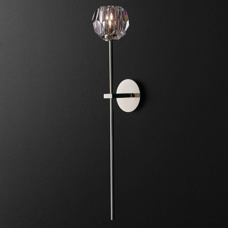 Kristal Glass Wall Lamp (long) chandeliers for dining room,chandeliers for stairways,chandeliers for foyer,chandeliers for bedrooms,chandeliers for kitchen,chandeliers for living room Rbrights   