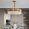 Kubica Round Crystal Chandelier-MEET LIGHTING