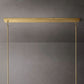 Kuseau Glass Linear Chandelier 49"-Meet Lighting