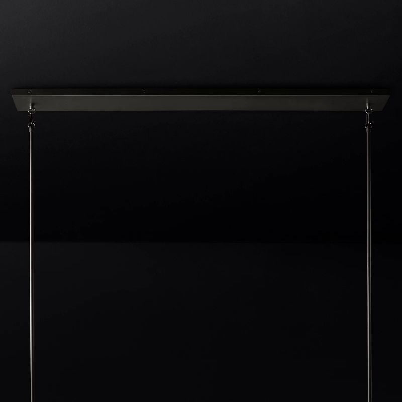 Kuseau Glass Linear Chandelier 49"-MEET LIGHTING