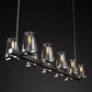 Kuseau Glass Linear Chandelier 49"-Meet Lighting