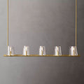 Kuseau Glass Linear Chandelier 49"-MEET LIGHTING