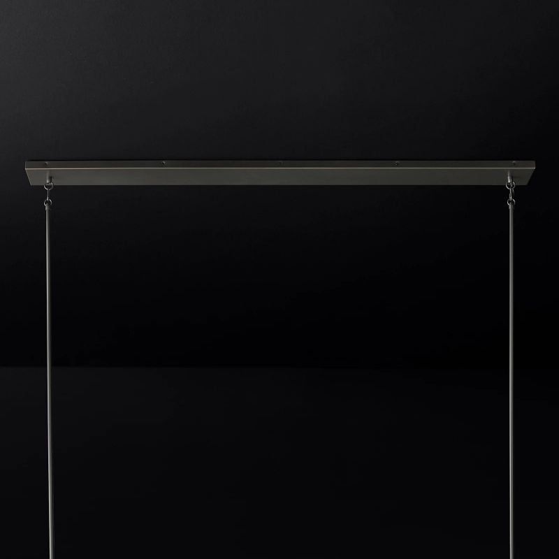 Kuseau Glass Linear Chandelier 60"-MEET LIGHTING