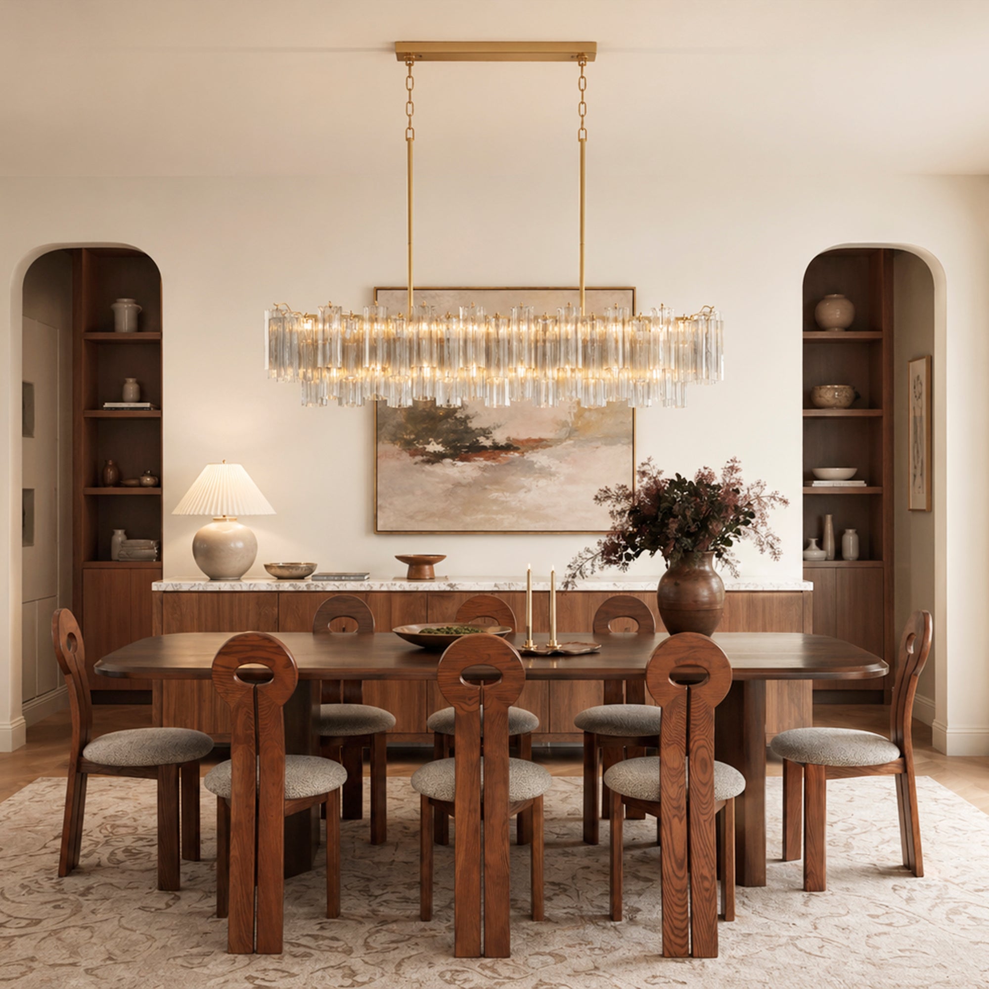 Addis Linear Chandelier by Meetlighting