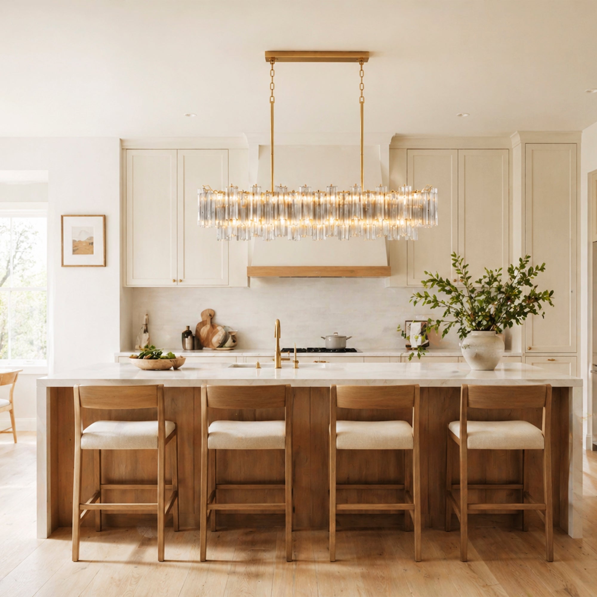 Addis Linear Chandelier by Meetlighting