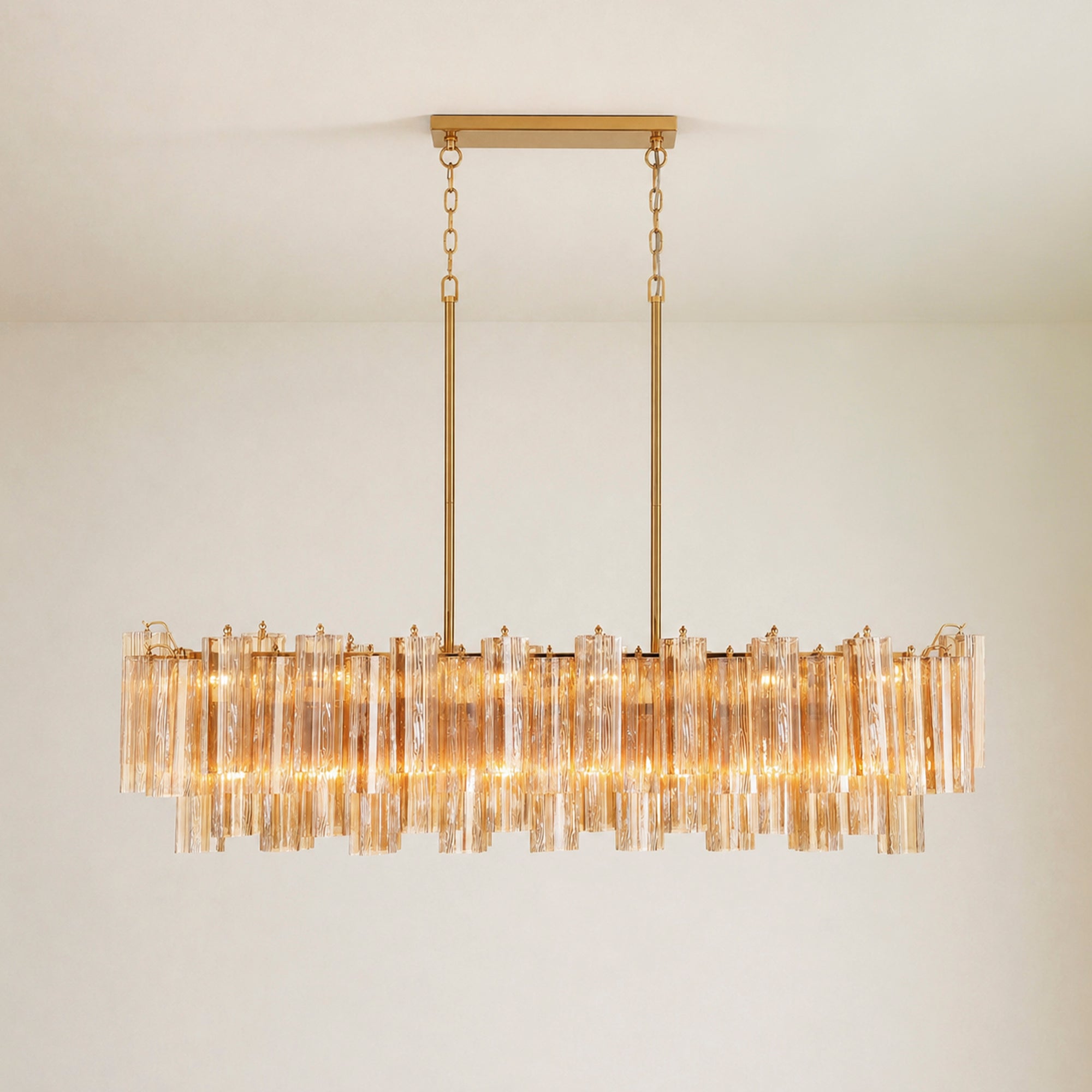 Addis Linear Chandelier by Meetlighting