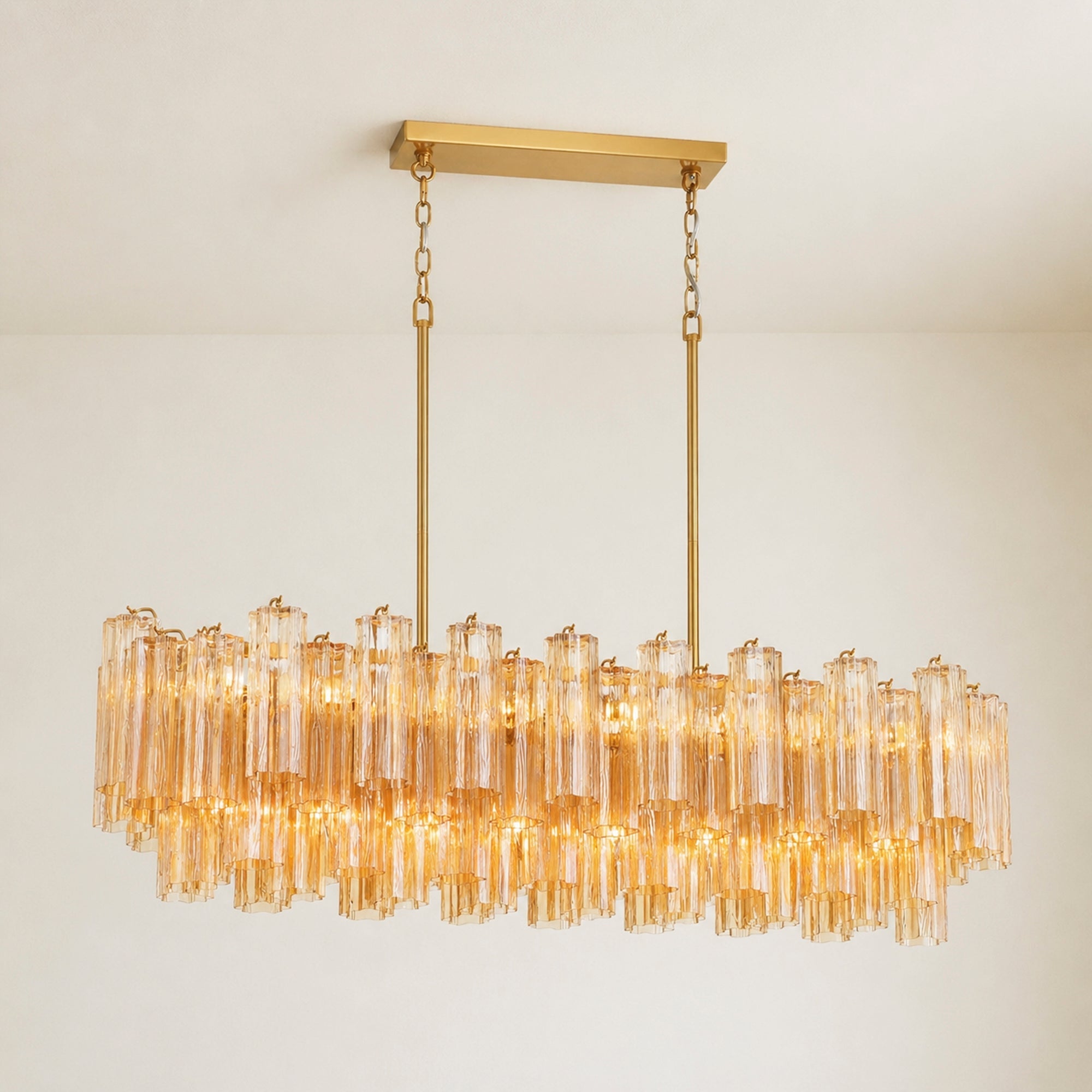 Addis Linear Chandelier by Meetlighting