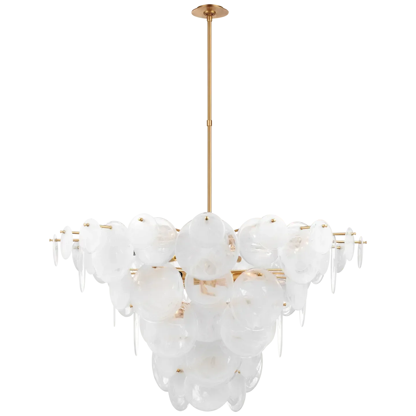 Talia Large Grass Chandelier 48", Modern Pendants Light for Dining Table