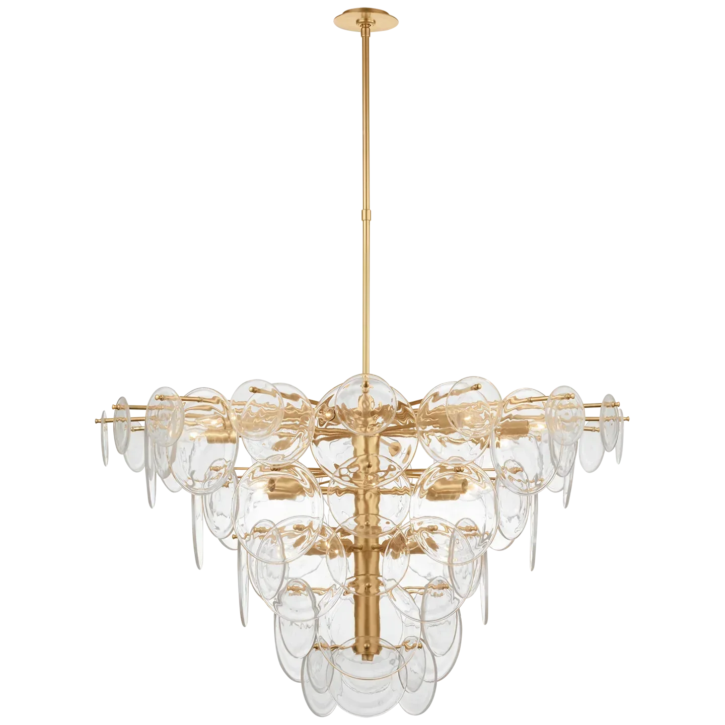 Talia Large Grass Chandelier 48", Modern Pendants Light for Dining Table