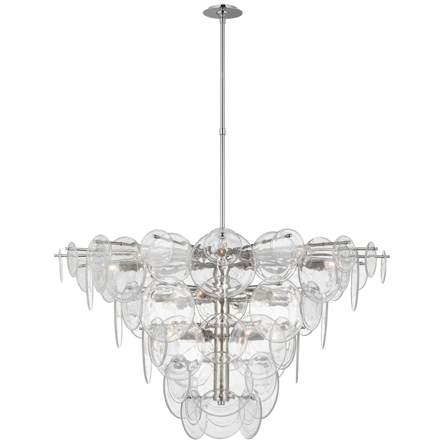 Talia Large Grass Chandelier 48", Modern Pendants Light for Dining Table