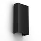 Squared Outdoor Wall Sconce - Black