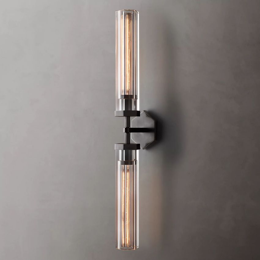 Lambert Hexagonal Sconce-Meet Lighting