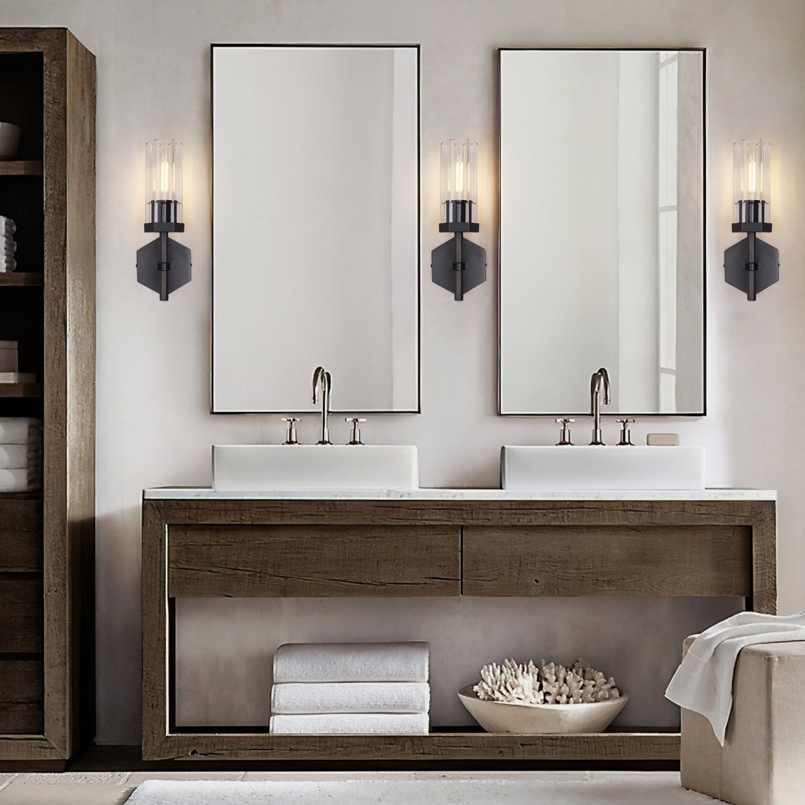 Lambert Hexagonal Sconce-Meet Lighting