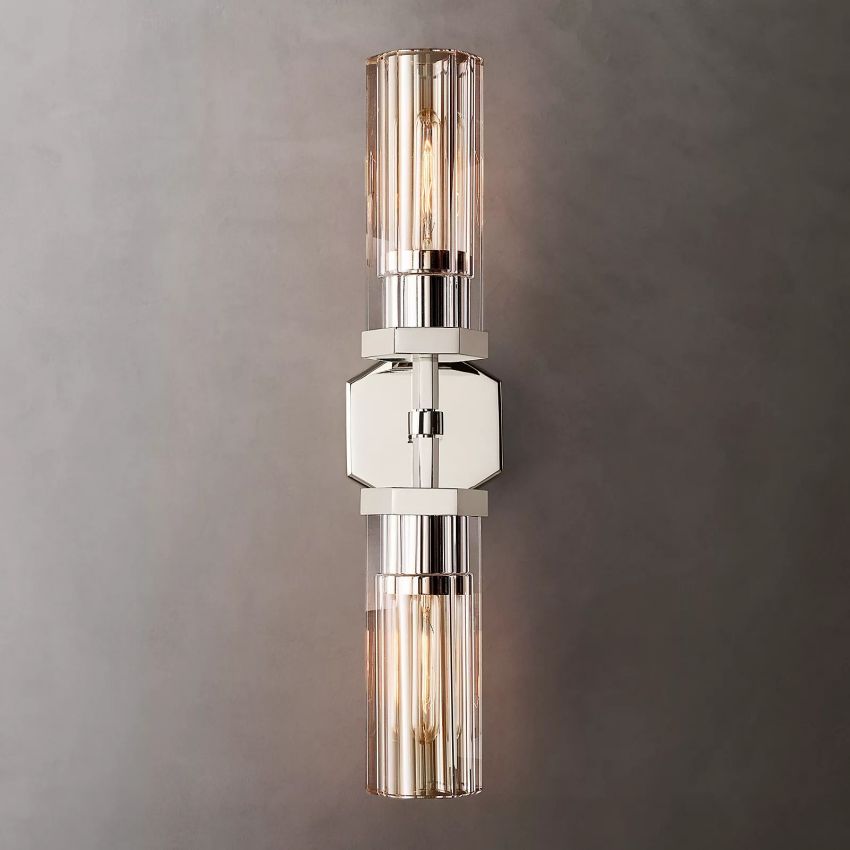 Lambert Hexagonal Sconce-Meet Lighting
