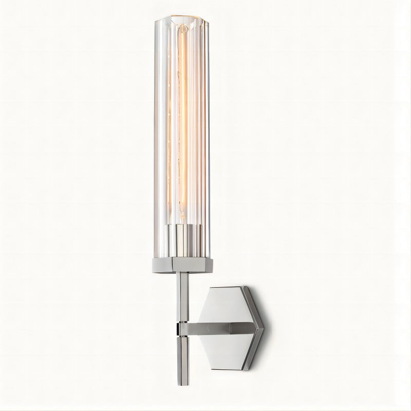 Lambert Hexagonal Sconce-Meet Lighting