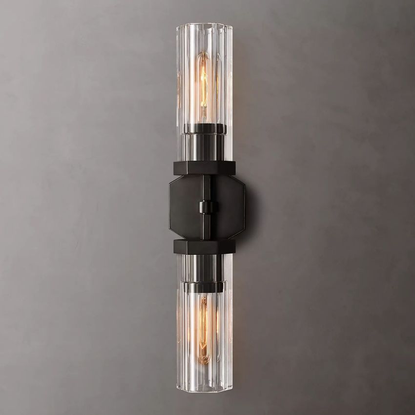 Lambert Hexagonal Sconce-Meet Lighting
