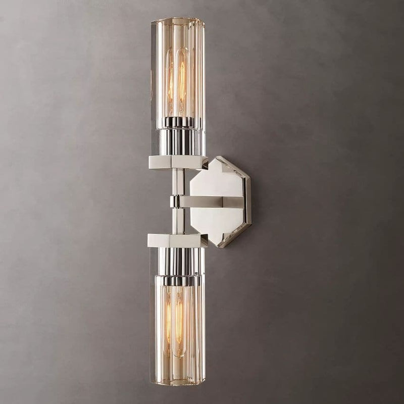 Lambert Hexagonal Sconce-Meet Lighting