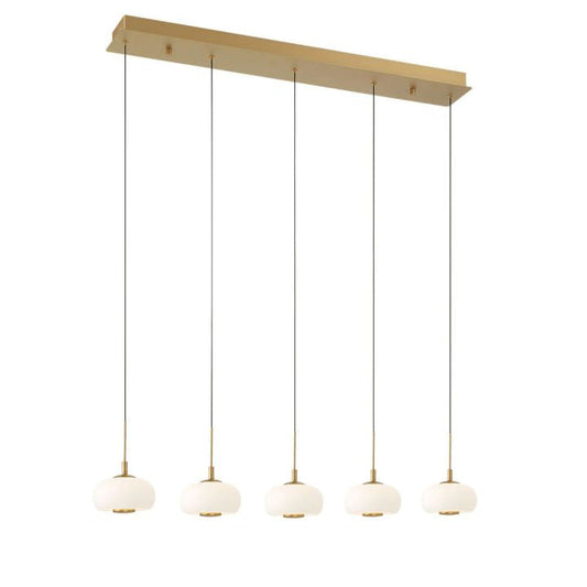 Lanterns 5 Light Linear LED Chandelier