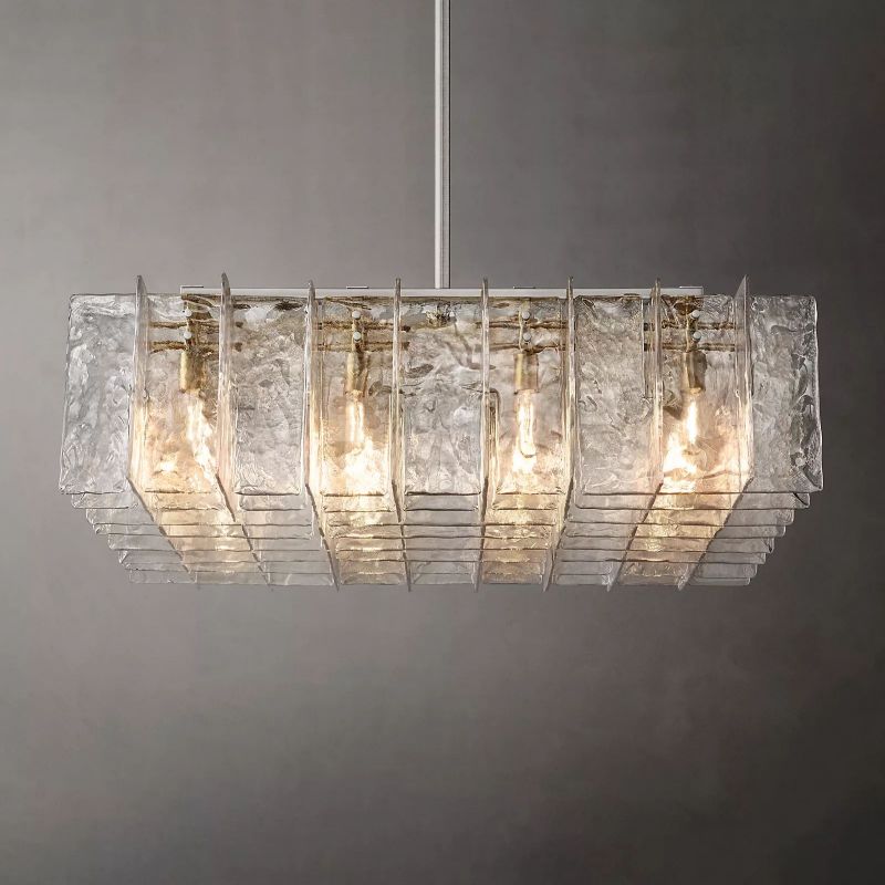 Latracy Square Chandelier 49"-Meet Lighting