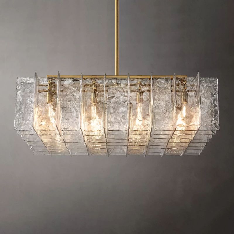 Latracy Square Chandelier 49"-Meet Lighting