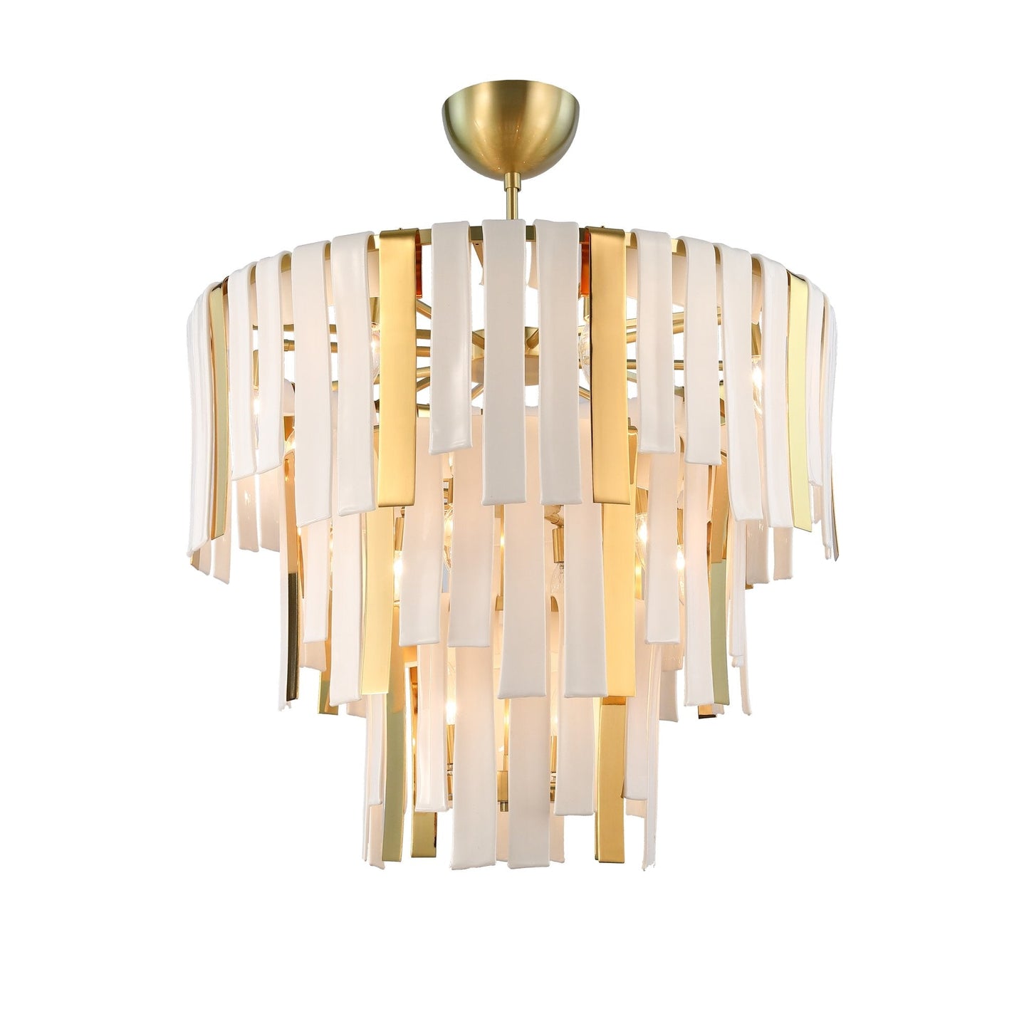 Leslie 3-Tier Round Chandelier-Meet Lighting