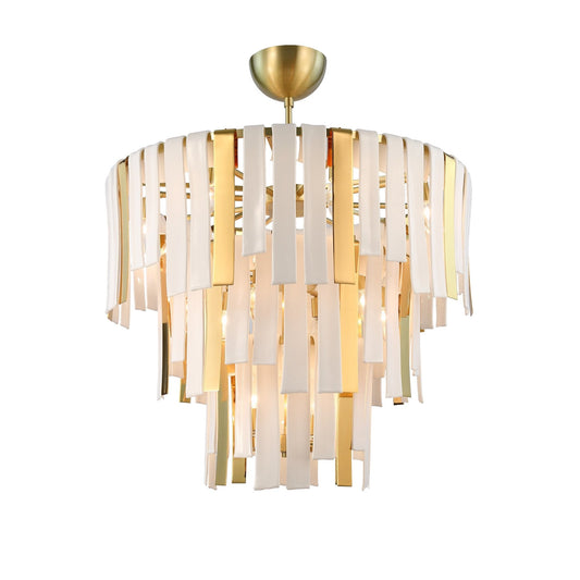 Leslie 3-Tier Round Chandelier-Meet Lighting