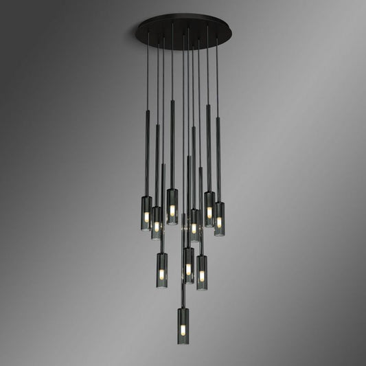 Lesliere Circular Chandelier-Meet Lighting