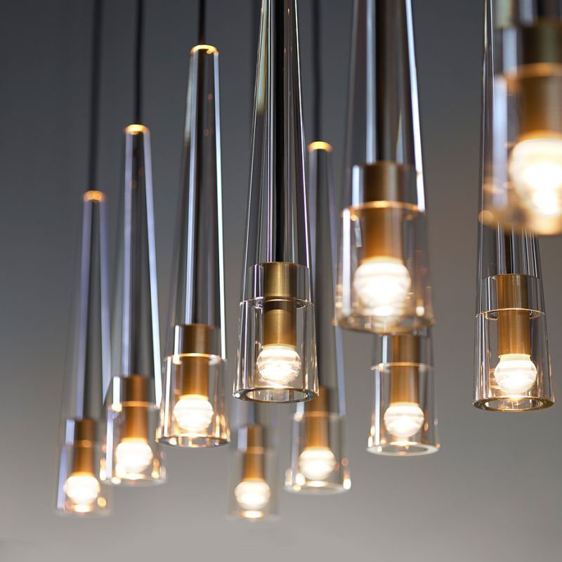 Lesliere Linear Chandelier-Meet Lighting