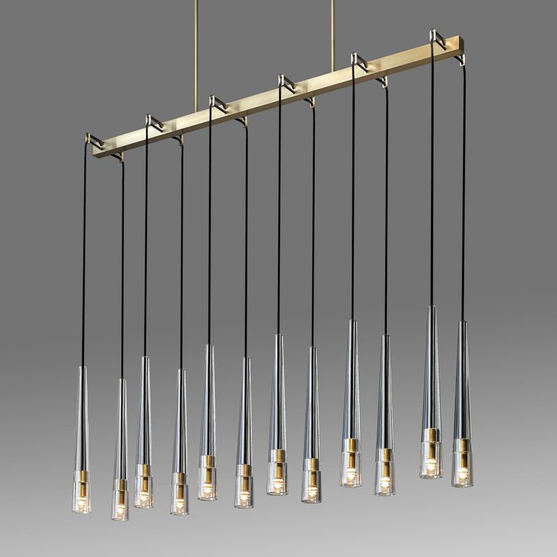 Lesliere Linear Chandelier-Meet Lighting