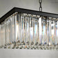 Leyland Rectangular Chandelier-Meet Lighting