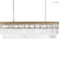 Leyland Tiered Rectangular Chandelier-Meet Lighting