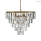 Leyland Tiered Round Chandelier-Meet Lighting