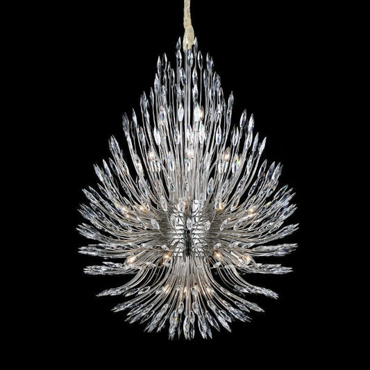 Lily Starburst Crystal Sputnik Chandelier-Meet Lighting