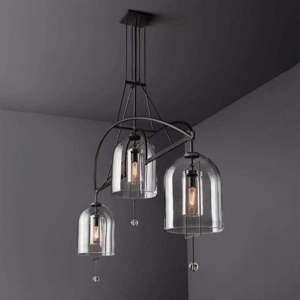 Fulcrum Linear Chandelier 61"