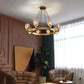 Linna Contemporary Circular Living Room Pendant-Meet Lighting