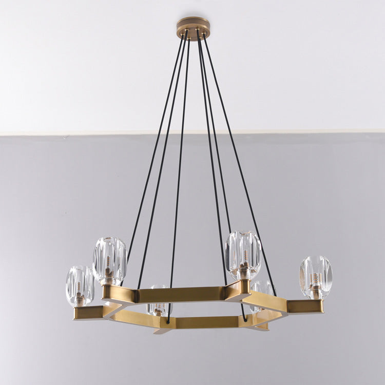 Linna Crystal Round Chandelier-Meet Lighting