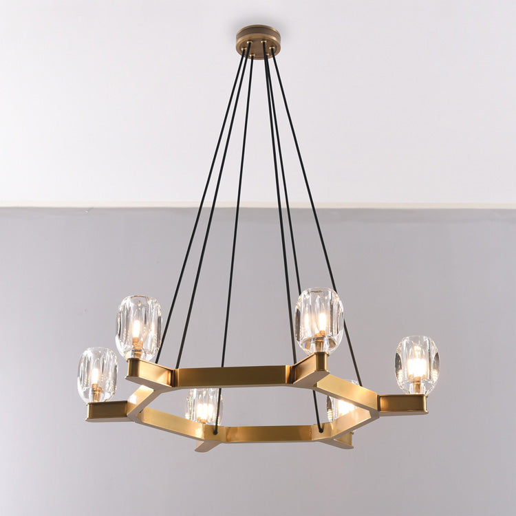 Linna Crystal Round Chandelier-Meet Lighting